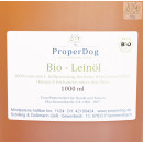 Bio-Leinöl 1000 ml in der Dosier-Plastikflasche